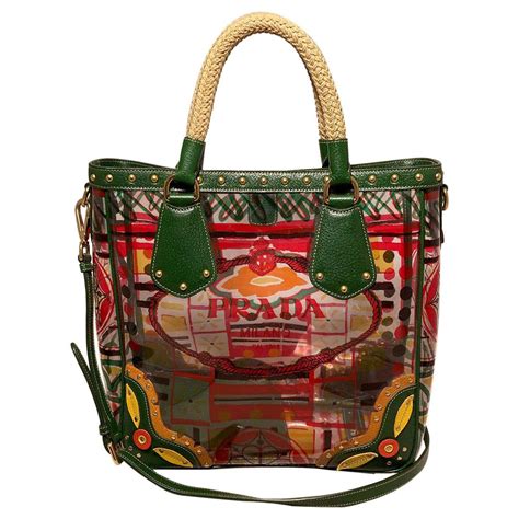 Prada Plex Stampato Shopping Tote 